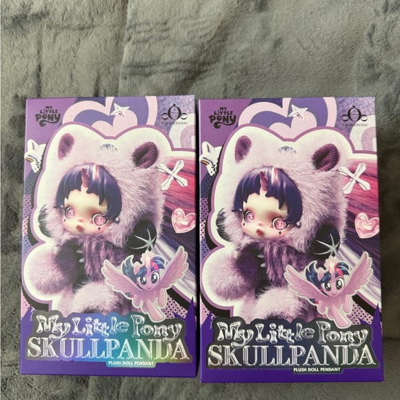 POP MART Other - 2 sealed Boxes My Little Pony Skullpanda Plush Dolls confirmed.